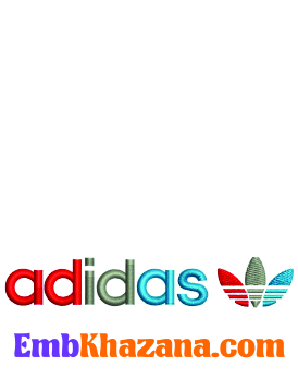 adidas floral logo