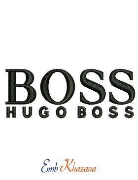 Buy Hugo Boss Logo Embroidery Dst Pes File online in USA
