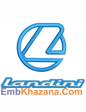 Landini Tractor Logo Embroidery Design | Landini Logo Embroidery Patterns