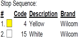 color code not found...